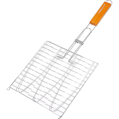 Решітка-гриль UP! (Underprice) для риби, хромована, 61х28х28cm, №671300