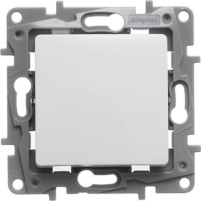 Перемикач перехресний одноклавішний Legrand Etika без підсвітки 10 А 250В білий 672209