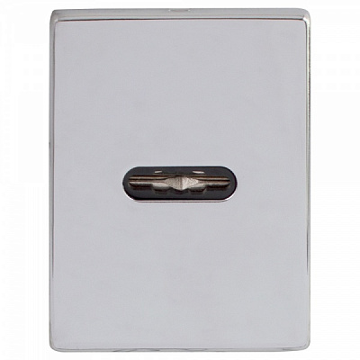 Декоративная накладка PROTECT разжимная под сувальдный ключ полированный хром