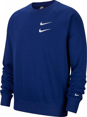 Світшот Nike M NSW SWOOSH CRW FT CJ4871-455 р. XL синій