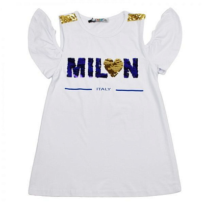 Футболка для дівчинки ALG Milan 720473 р.146 білий