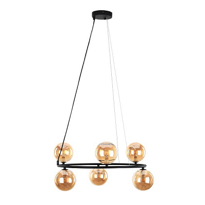 Люстра TK Lighting ANABELLE 6906 6xG9 бурштиновий