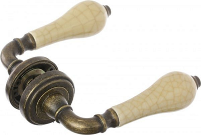 Ручка на розетці MVM Z-1222 стара бронза