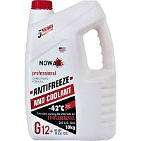 Антифриз Nowax G12+ -42 °С (NX10001) 10кг красный 
