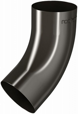 Коліно труби ROOFART 87 мм коричневий