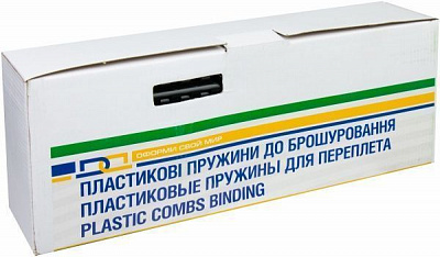 Пружина для брошюрования D&A 10 мм черная 100 шт. 