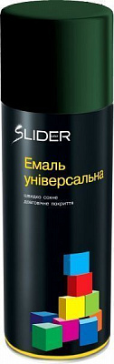 Емаль аерозольна RAL6005 SLIDER темно-зелений глянець 400 мл