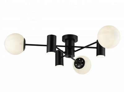 Люстра Miorro Palermo металл/стекло3x7 Вт GU10 черный 51-311-047