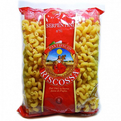 Макароны Riscossa Serpentini 0,5 кг 