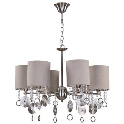 Люстра подвесная Victoria Lighting 6x40 Вт E14 хром Rafaela/SP6 