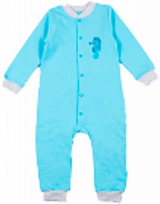 Комбинезон Фламинго ясельный р.80 бирюзовый 427-331 