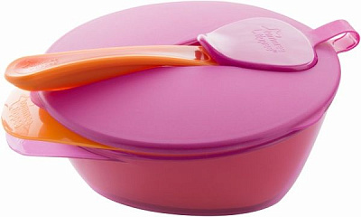 Набір тарілок Tommee Tippee з кришкою і ложкою 2 шт 43025461