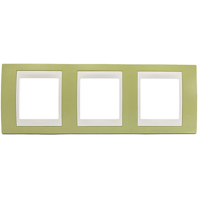 Рамка Unica MGU6.006.563 хамелеон зелене яблуко/бежевий