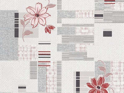 Обои виниловые на бумажной основе Славянские обои Comfort Цветок 5605-12 0,53x10,05 м 