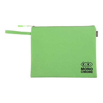 Папка для тетрадей А4 Монохром 33x24x1 см горизонтальная салатовая ZB.705549-15 ZiBi