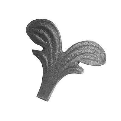 Декоративна вставка Укрітарм Листочок правий 70х65 мм 2167 R