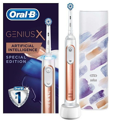 Електрична зубна щітка Oral-B BRAUN Special Edition Genius X 20000N Rose Gold