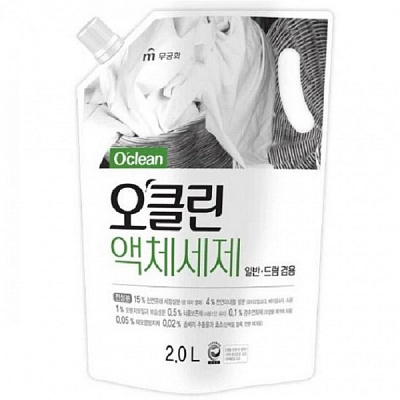 Жидкость для машинной стирки Mukunghwa O’Clean запасной блок 2 л 