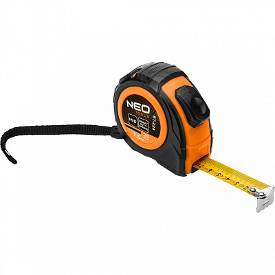 Рулетка Neo 67-224 7,5 м x 25 мм