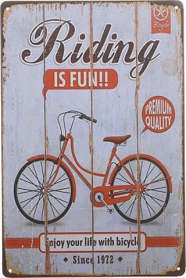 Табличка декоративна Велосипед 30x20 см