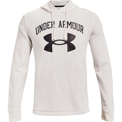 Джемпер Under Armour UA RIVAL TERRY BIG LOGO HD 1361559-112 р. XL светло-серый