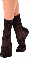 Шкарпетки жіночі Giulia WS4 LUREX RIB 001 р.36-40 nero