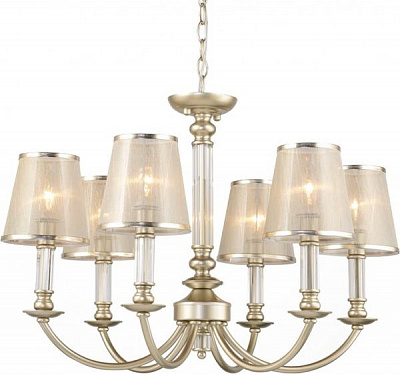 Люстра подвесная Victoria Lighting Valeria/SP6 6x40 Вт E14 бронза 