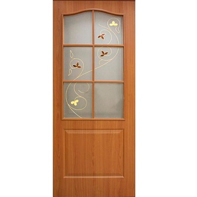 Дверное полотно ОМиС Классика ЗС+КМ 600 мм ольха