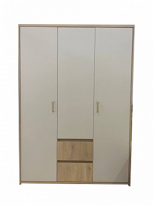 Шафа для одягу Kartissa Макадамія 3д2ш 2065х1420х510 мм дуб кремона торро / макадамія