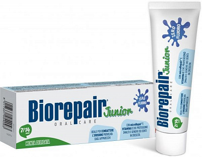 Детская зубная паста Biorepair Junior 7/14 лет 75 мл