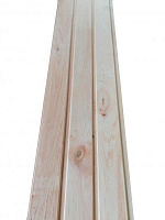 Вагонка деревянная 1 с софт-лайн ольха 14x80x2400 мм (5 шт./уп.)