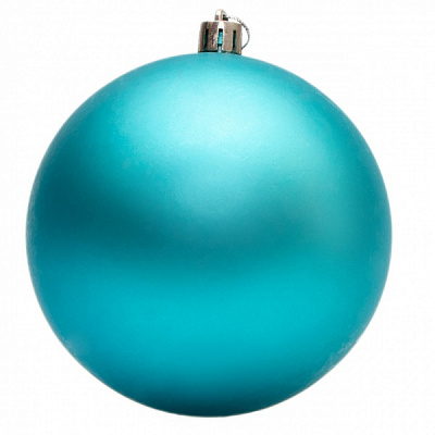 Куля новорічна Девілон 100 мм бірюзовий 250713