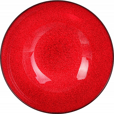 Блюдо Sis 20 см красное Dekor Cam 