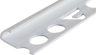 Уголок для плитки Mada внешний ПВХ DL9/001 9 мм 2,7м белый 