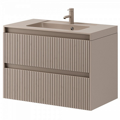 Тумба подвесная Aquarius Apollo 80 Fume Mat под умывальник Lux