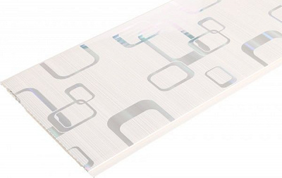 Панель ПВХ Динамика серебристая LXL9218-1 7.0x250x2970 мм (0,7425 кв. м)