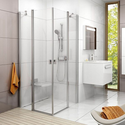 Стенка душевая Ravak CRV2-120 white TRANSPARENT