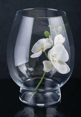 Ваза стеклянная 13х20,5 см Wrzesniak Glassworks