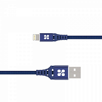 Кабель Promate NerveLink-I USB-Lightning 2.4А 1,2 м синій (nervelink-i.blue) 