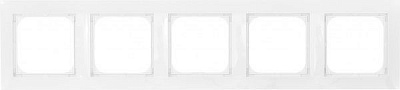 Рамка пятиместная OSPEL IMPRESJA универсальная белый R-5Y/00