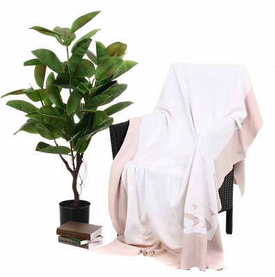 Плед Нежность 130x200 см пудровый SIS 