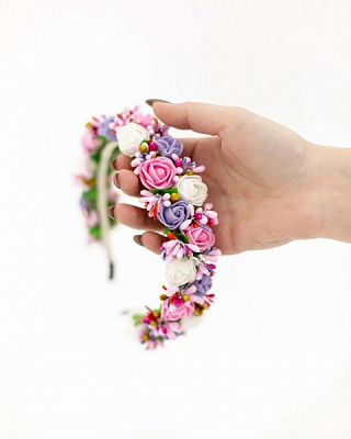 Обруч для волос MEREZHKA Букет роз 