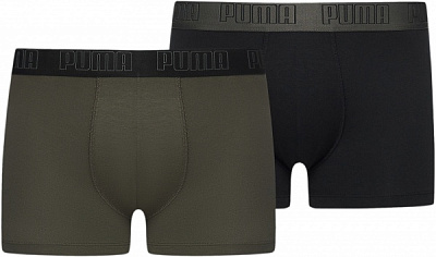 Трусы Puma BASIC TRUNK 2P FOREST 93501538 р.S разноцветный