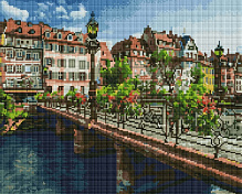 Алмазная мозаика Страсбург 40x50 см DBS25579 Brushme 