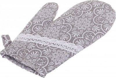 Варежка-прихватка Агата Кружево 16x33 см капучино La Nuit 