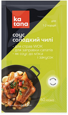 Соус Katana WOK Солодкий чилі 60 мл