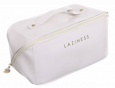 Косметичка Laziness 23,5x13x13 см молочная
