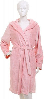 Халат Білтекc капюшон с ушками р. XS розовый 
