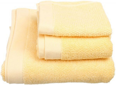Рушник махровий Rice Yellow 70x140 см жовтий La Nuit