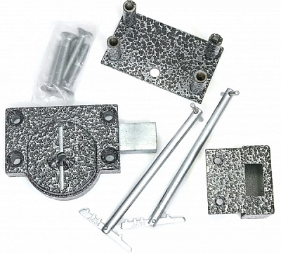 Дверний замок вхідний Голеол ЗН-9Д накладний з випадаючою кодовою планкою 